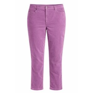 Talbots Womens Corduroy Straight Leg Pants Size 16 Purple Fine Wale 5-Pocket